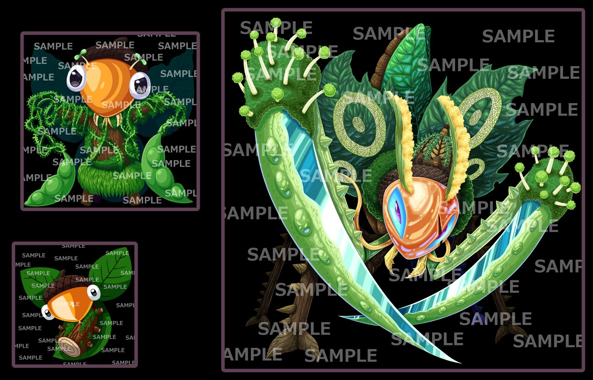 世界観独特なキャラクターを制作します フワッとしたイメージでも大丈夫です。 イメージ10
