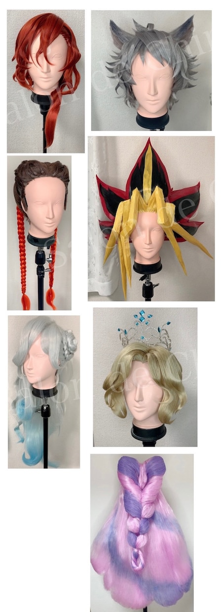 コスプレオーダーメイドウィッグ製作致します 完コス思考のハイ