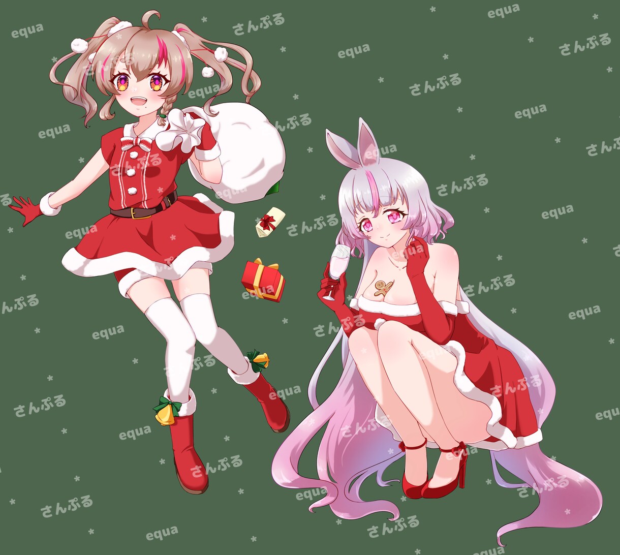アイコン・サムネ・歌みた・配信用イラスト描きます 女の子キャラやかわいい世界観表現します！ イメージ9