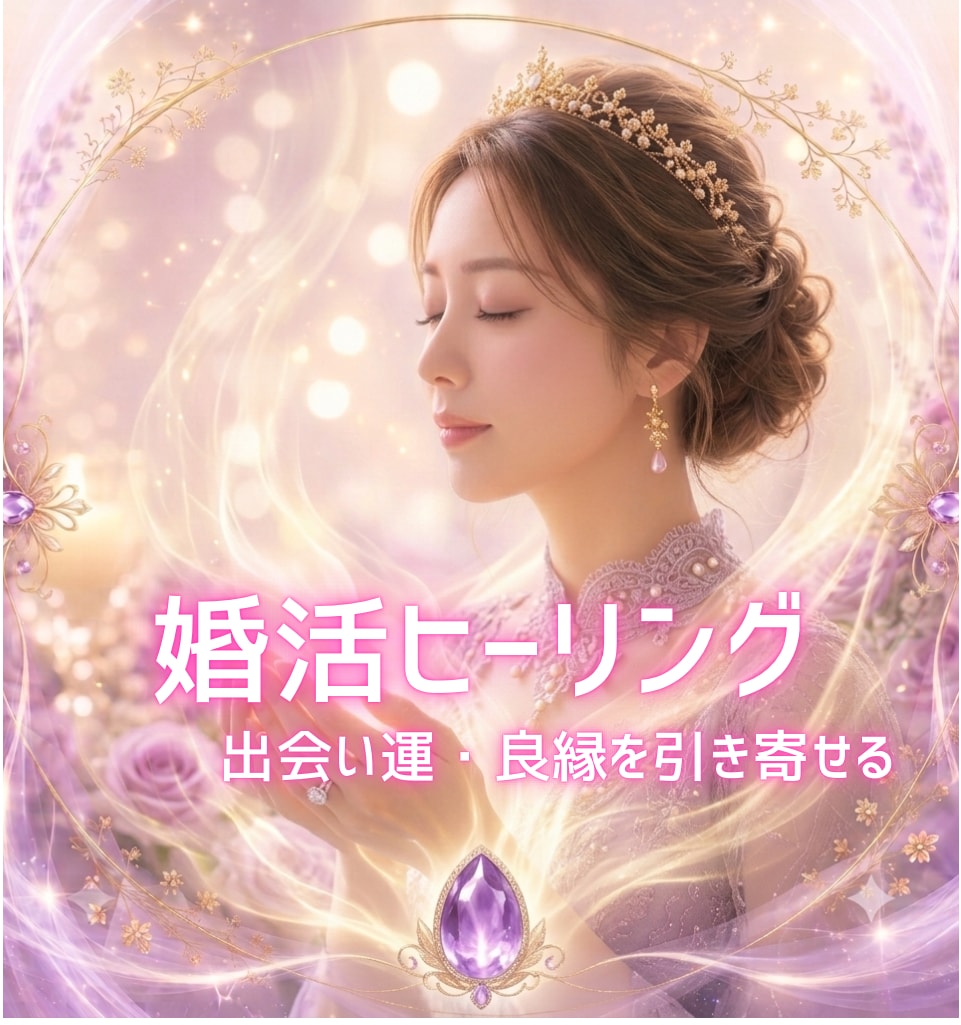 婚活♡出会い・ご縁・良縁を繋ぐヒーリングを行います 婚活中、関係を深めたい❤️婚活波動アップ✨引き寄せエネルギー イメージ1