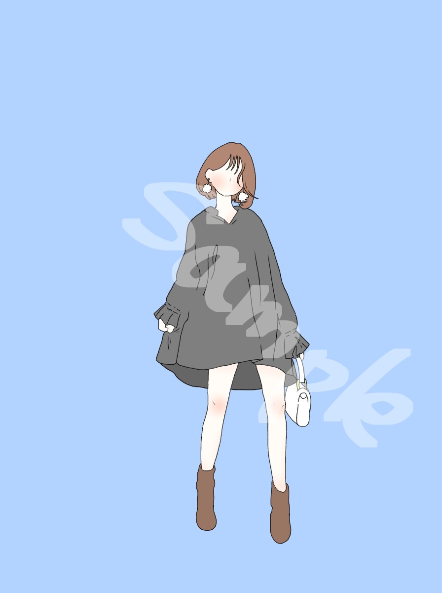 あなたを優しい雰囲気で描きます ふんわりとしたイラストを希望のあなたへ イメージ3