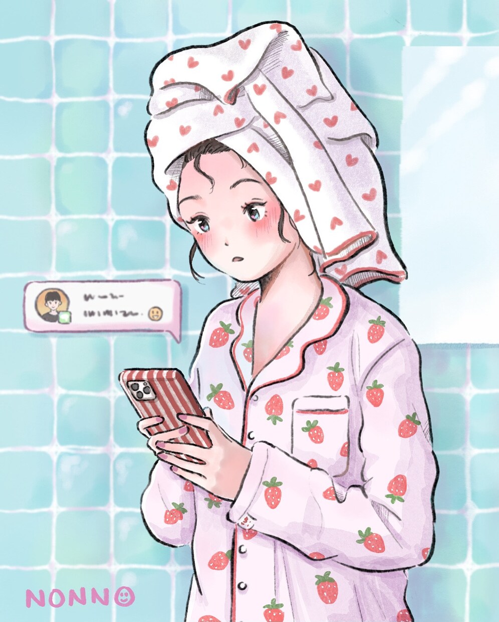 暖かい雰囲気のイラストを描きます 女の子のイラストをメインに描いています。 イメージ3