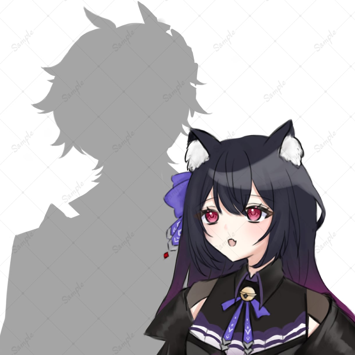 可愛い簡易絵柄のイラスト描きます 夢絵や1枚絵など幅広く対応いたします！ イメージ3
