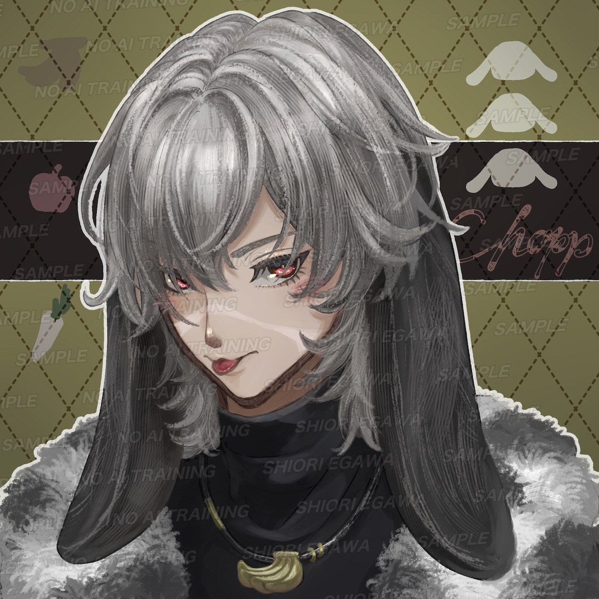 雰囲気のあるSNSアイコンを制作します ご希望に合わせて制作。通常3日でお届けします イメージ1