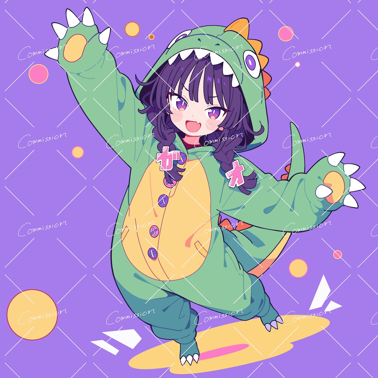 POPで可愛い雰囲気のイラスト制作します SNS・Vtuber向けに魅力的なイラストをご提供 イメージ9
