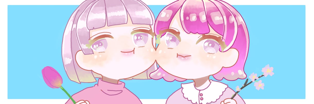 ペア画セット価格！お揃いアイコン描きます 大切な友人や恋人とペア画にしませんか？ イメージ1