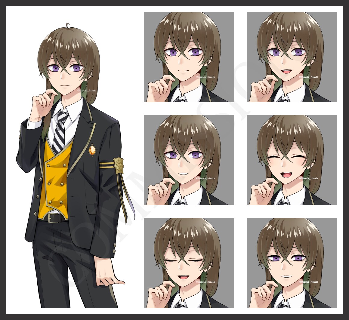 表情差分あり！立ち絵イラスト制作いたします TRPG、動画に使えるキャラクターイラストをお描きします✨ イメージ6