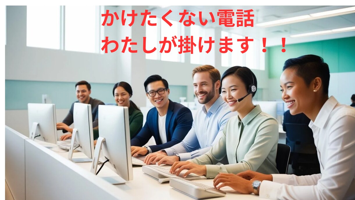 電話代行します どうしても掛けたくない電話がある方へ イメージ1