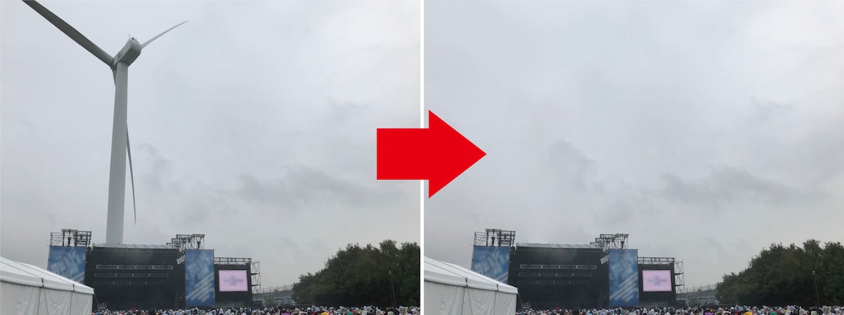 写真加工します 邪魔な柱や映り込んでしまった人物を消します！ イメージ2
