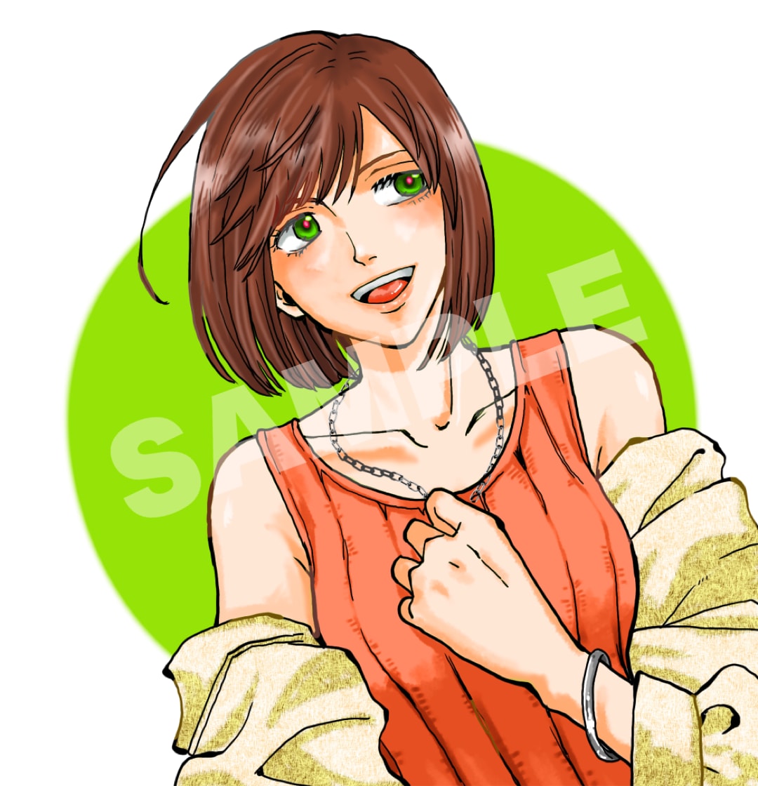 イラスト、アイコン、ヘッダー等描きます 男性キャラクター、退廃的な雰囲気など イメージ7