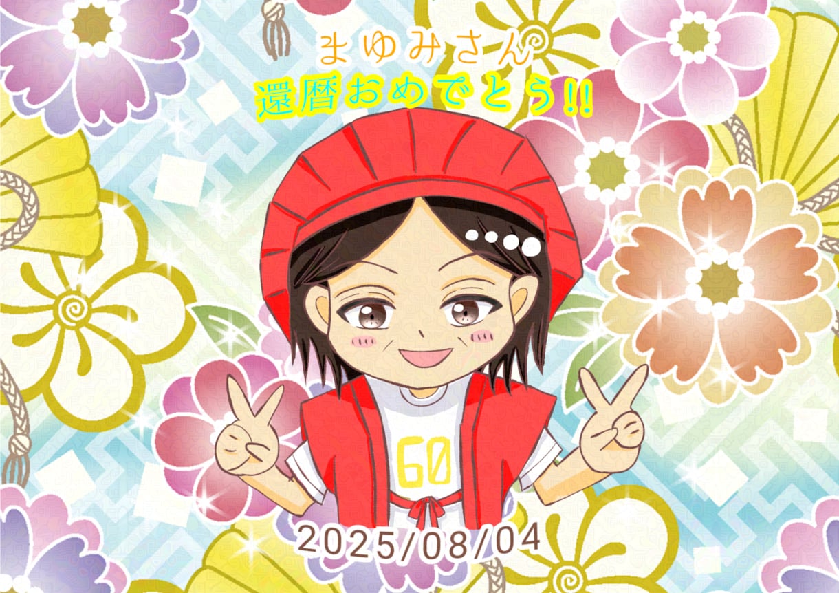 商用ok！親しみやすく可愛い似顔絵を描きます プレゼントに！デフォルメ似顔絵×一枚絵作成 イメージ3