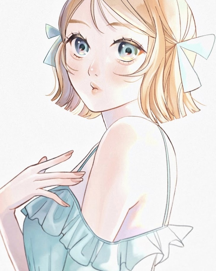 透明感のある女の子描きます サムネ、一枚絵、グッズ等…丁寧に制作いたします！ イメージ2