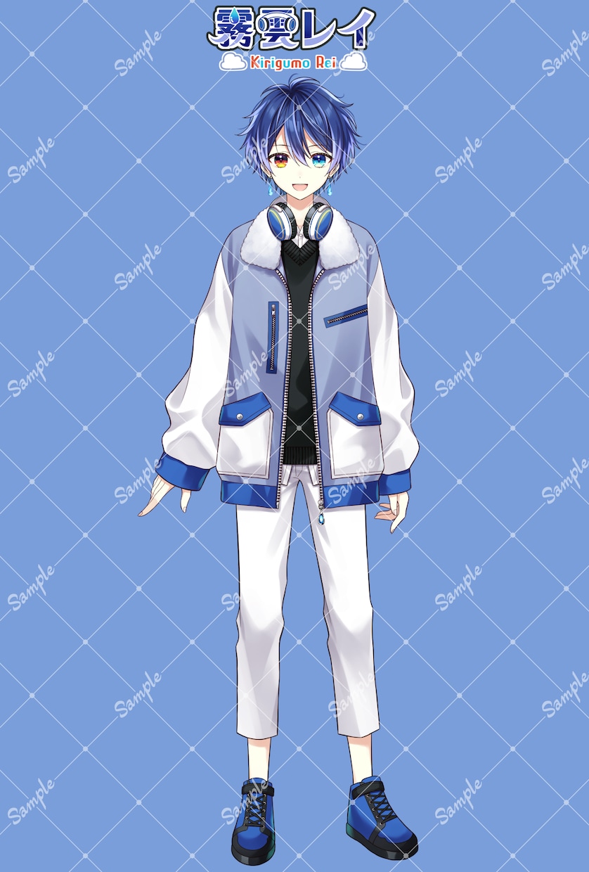 Live2D用のパーツ分けしたイラストお描きします VTuber（vtuber）などの活動を予定されている方に！ イメージ7