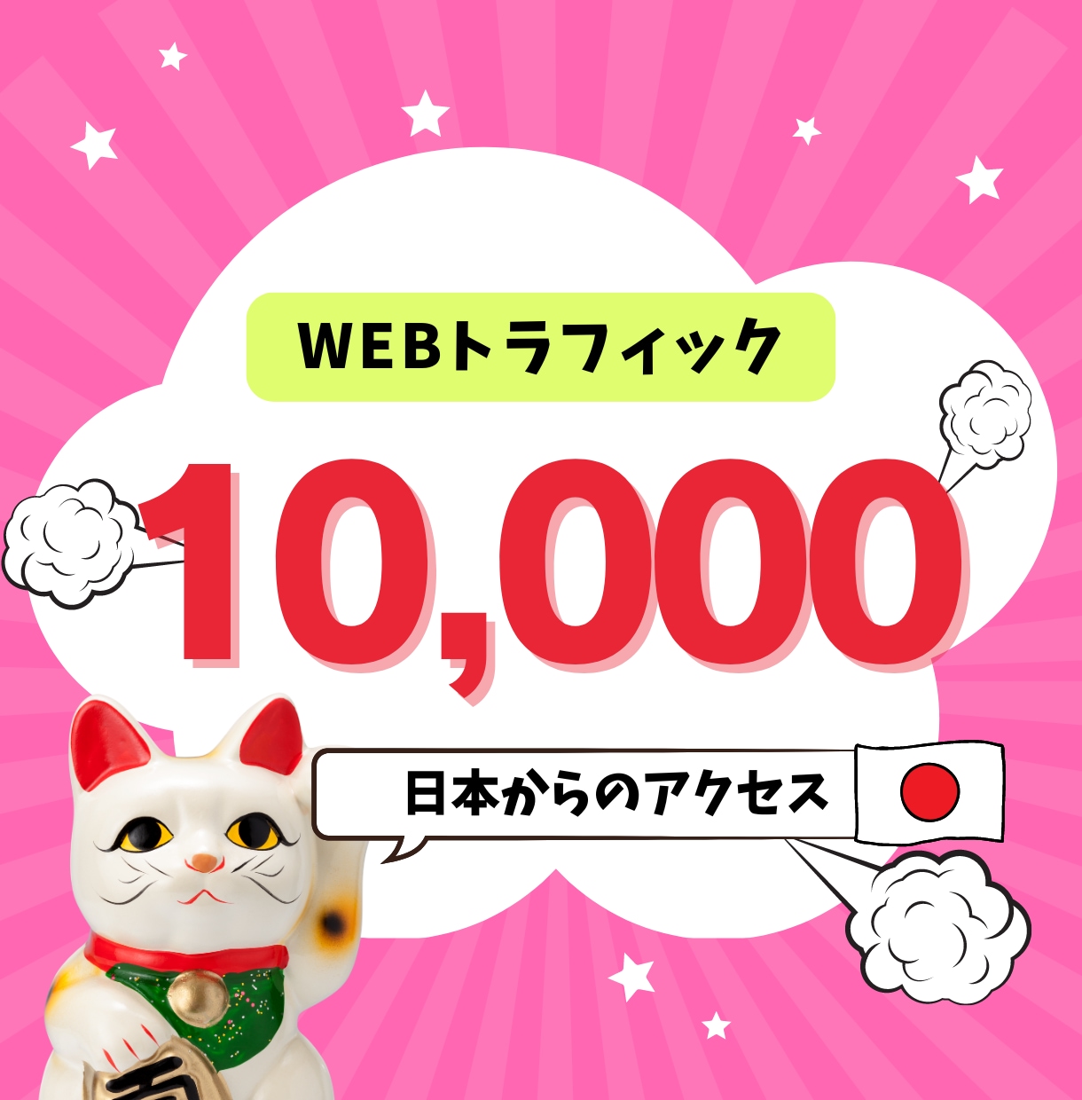 SEO対策日本国内アクセス1万アクセス増やします ｷｰﾜｰﾄﾞ指定ブログ・サイト集客。Analytics計測可 イメージ1