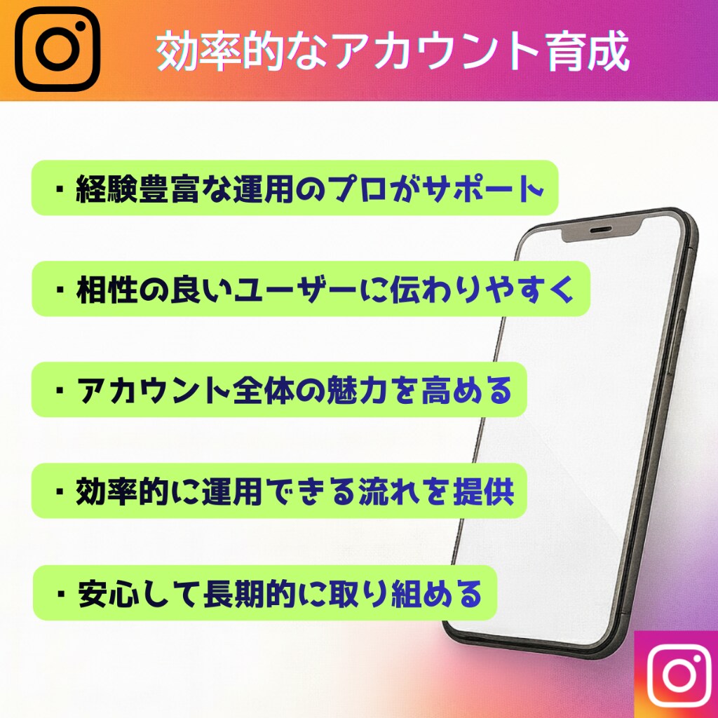 インスタ日本人フォロワー増加を自然にサポートします 100＋α目安｜少人数10件から安心して気軽にご相談できます イメージ3