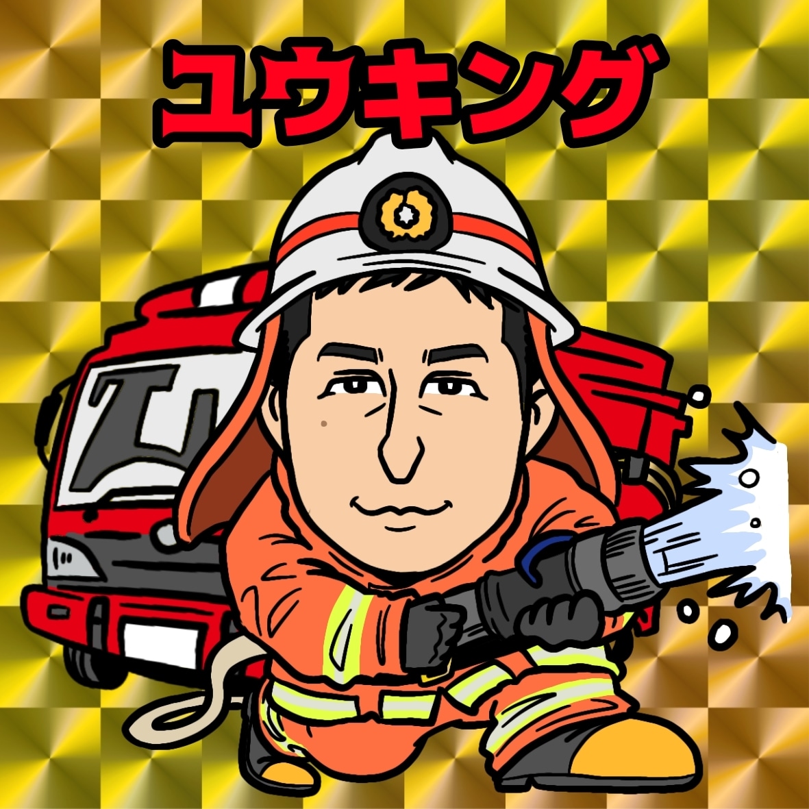 ビックリマンシールサイズのシール作成します プレゼント☆名刺☆誕生日☆ペット☆似顔絵 イメージ8