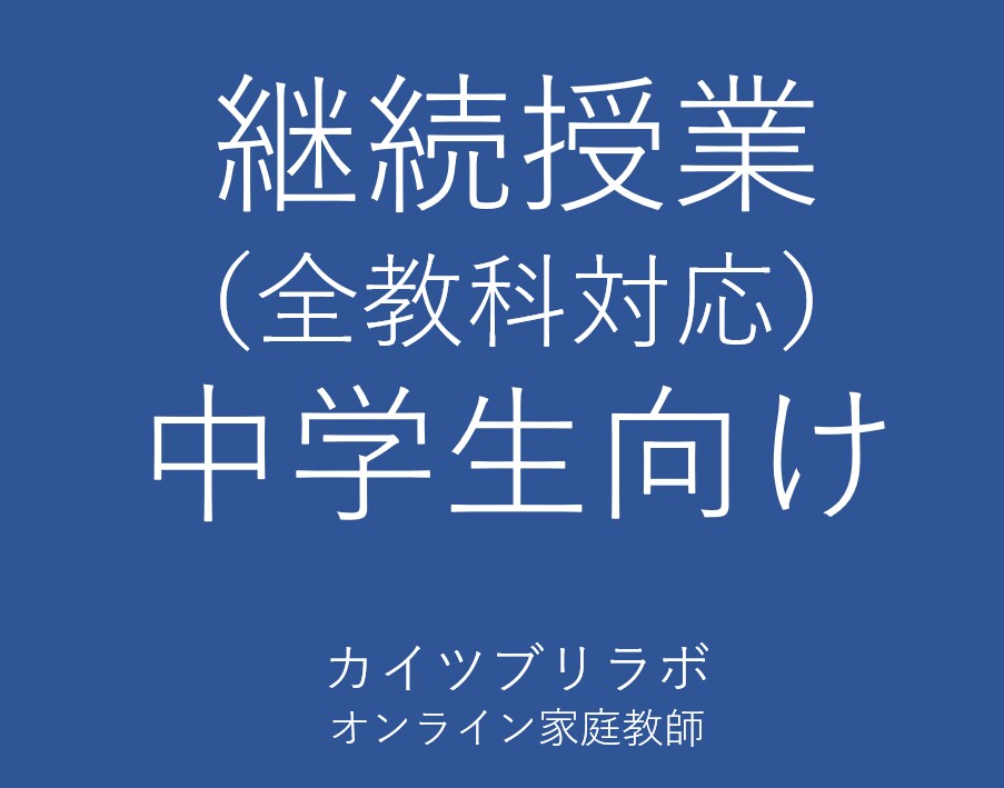 継続の方専用　60分授業ｘ月4回を行います 授業継続により、勉強の習慣化をサポートします イメージ1