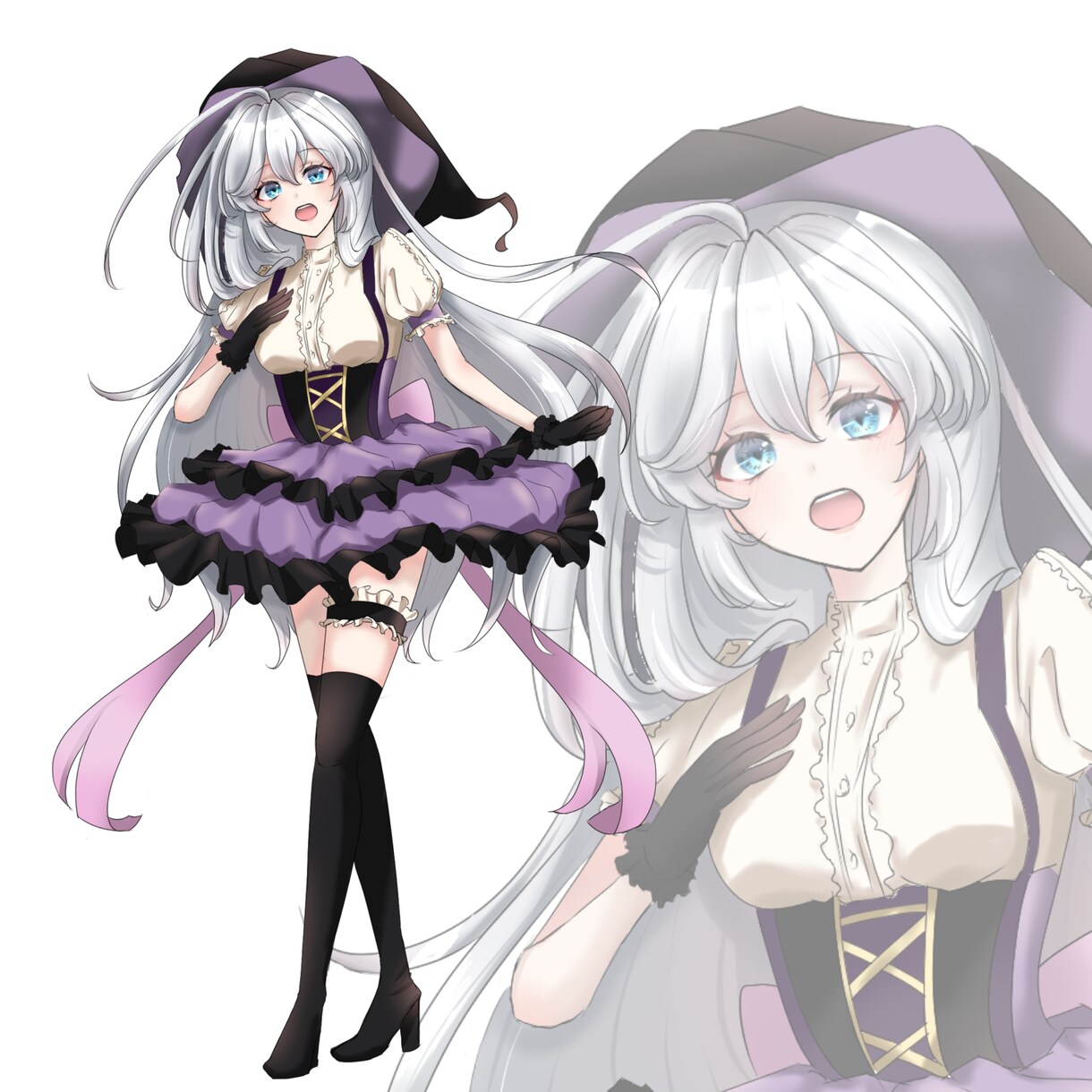 キャラデザ込!!立ち絵制作します 女の子、男の子どちらも制作可能です イメージ3