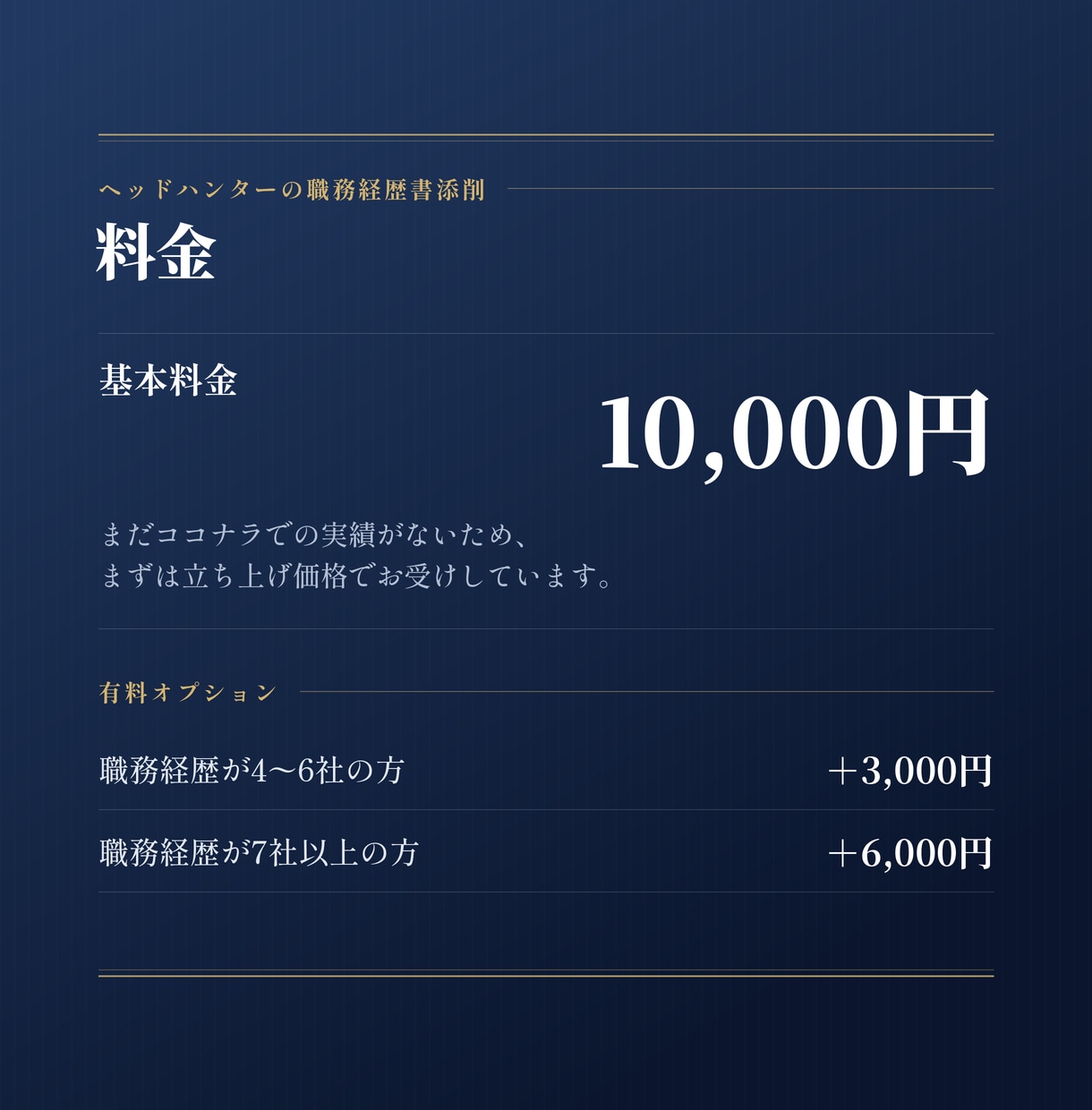 声のかかる職務経歴書へ｜ヘッドハンターが添削します 流れ作業の添削とは違う、採用現場目線の再設計 イメージ4