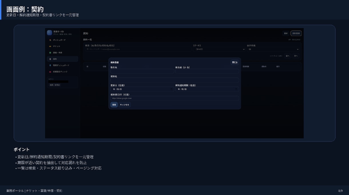 GASで社内稟議/申請の承認フローを自動化します Google環境だけで一元管理！即運用！ イメージ9