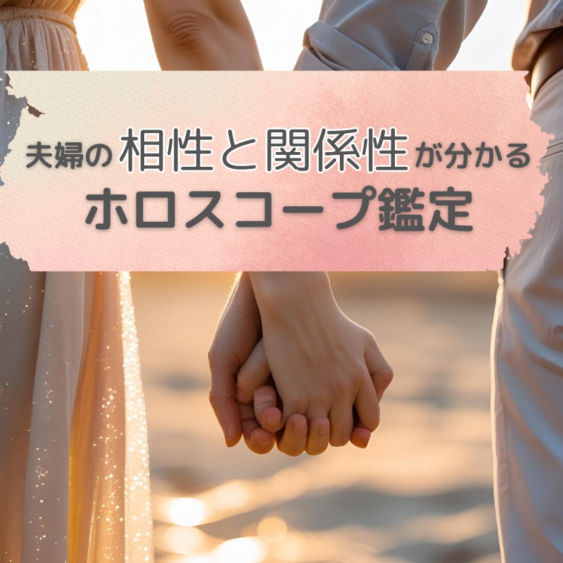 ホロスコープで夫婦の相性と関係性を読み解きます すれ違い・イライラを減らし、安心できるパートナーシップへ イメージ1