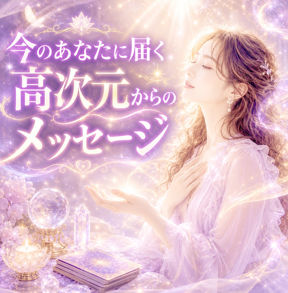 今あなたに必要な高次元メッセージを届けます 恋愛／仕事／人間関係／人生の迷い✦未来へのヒントを鑑定します イメージ1