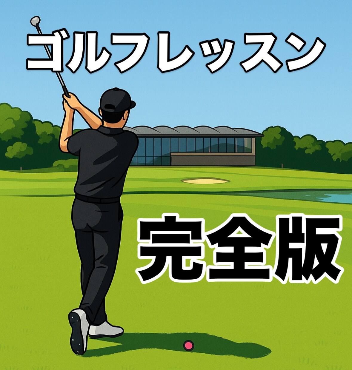 完全版  2ヶ月でスコアにコミットします 本気のあなたへ贈る。2ヶ月にはあなたも80台へ イメージ1