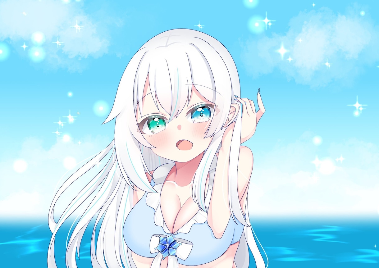 IRIAMの立ち絵作成致します 透明感のあるかわいい女の子を作成致します！ イメージ2