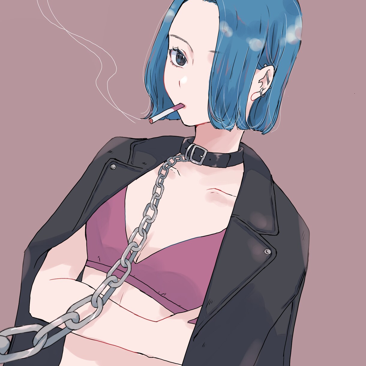 アイコンサムネ配信イラスト等おしゃれにお描きします お洒落な女の子、男の子を描くのが得意です。 イメージ1