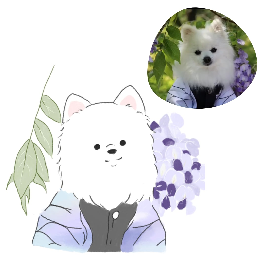 ペットのイラストをゆるかわに描きます スピーディーかつ丁寧に特徴を捉えてお描きします！ イメージ4