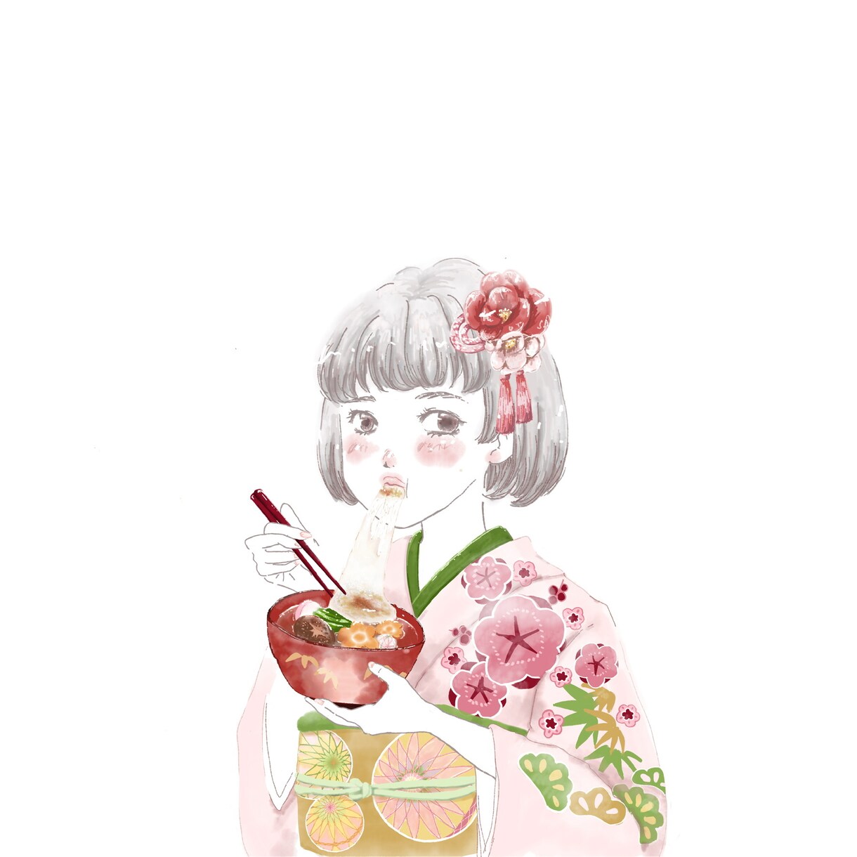 3月末まで特別価格★商用アカOKのイラスト描きます 文字入れ無料！水彩イラストで印象的アピール叶えます イメージ6