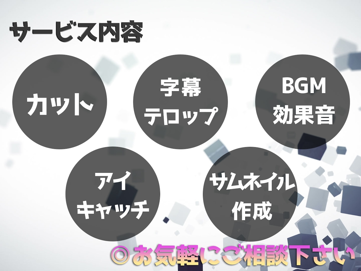 YouTube向けに動画編集いたします 全動画ジャンル対応可能！高品質な動画を提供します！ イメージ2