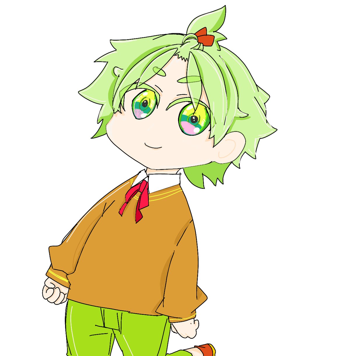 オリキャライラストの等身やSDイラストお受けします 季節イラストやお誕生日絵などの多人数多装飾ご依頼枠になります イメージ3