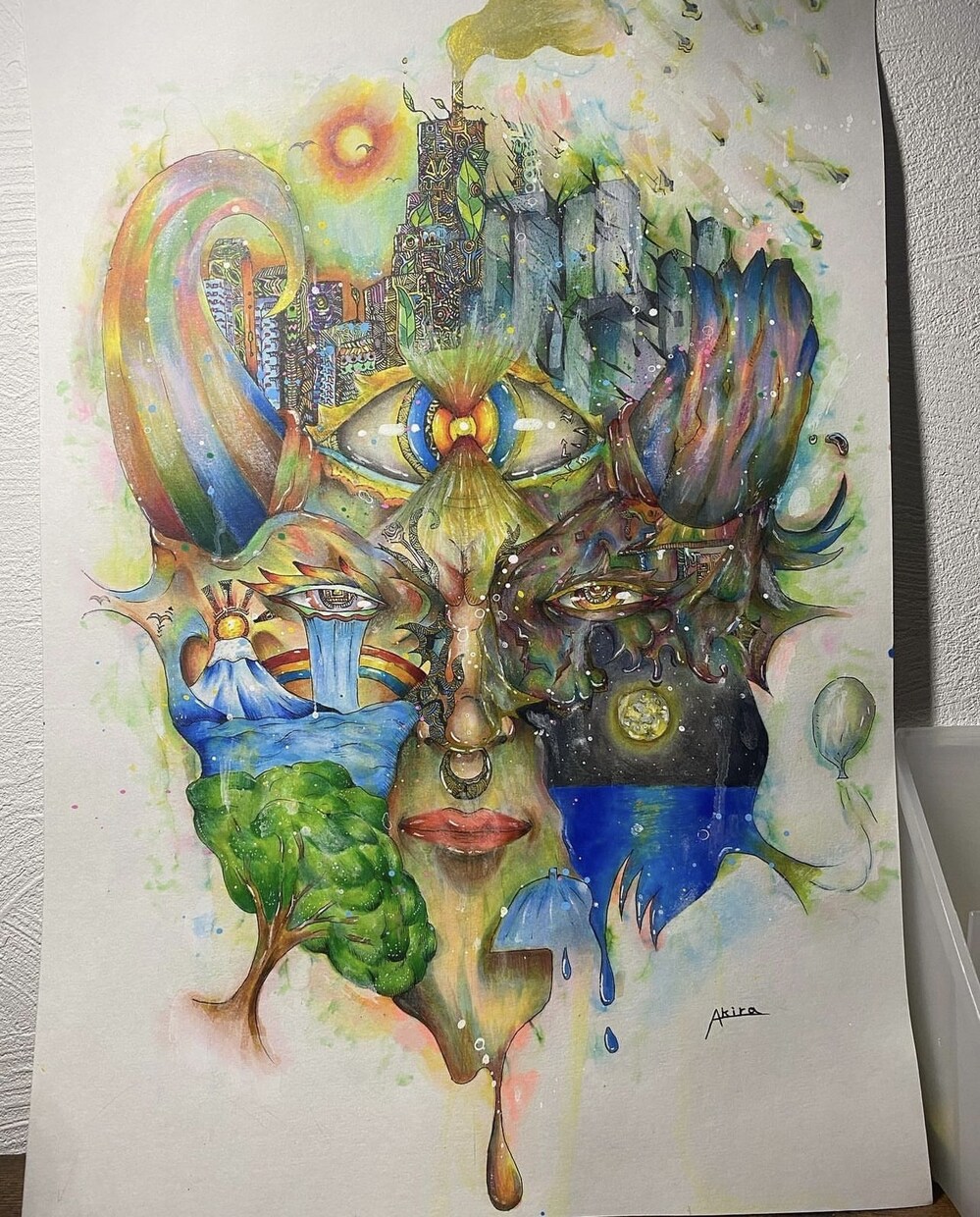 今までにない独特な世界観の絵を描きます パンチのあるこれまでに無い特徴的な絵を求める方向け イメージ4