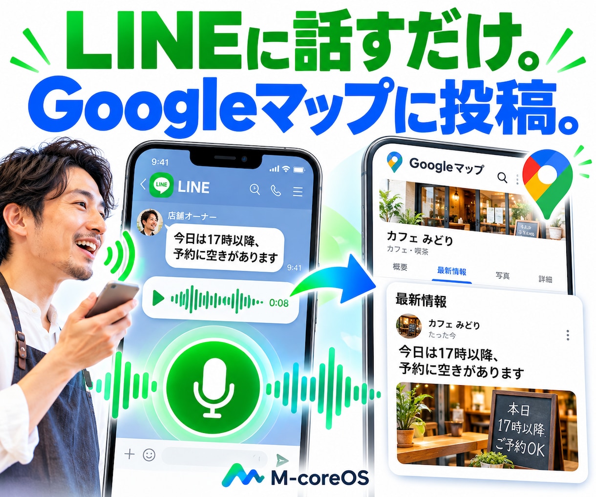 MEO＋SEO／LINE音声でマップ投稿します スマホへ話すだけでGoogleビジネスプロフィールへ最新投稿 イメージ1
