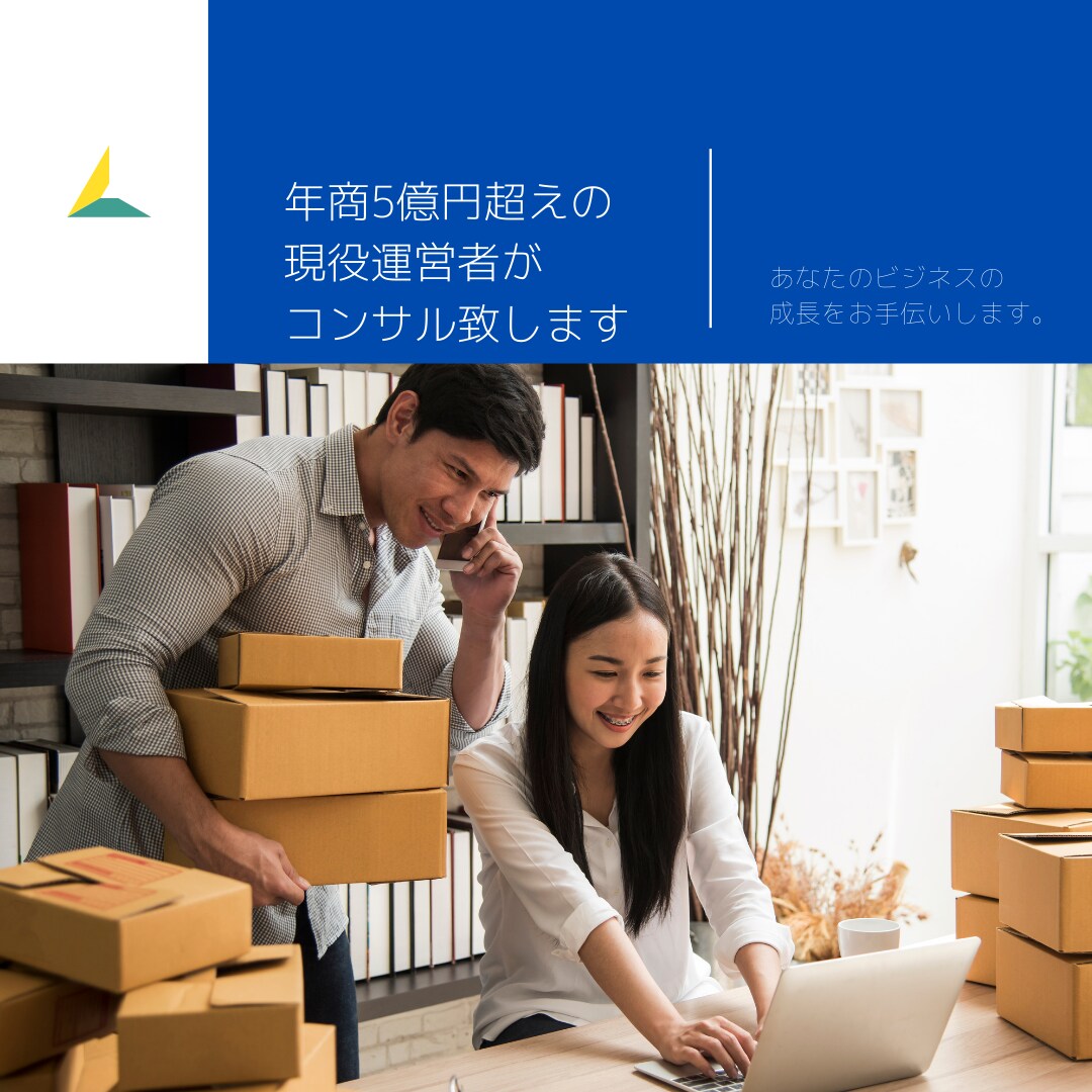 ネットショップ売上UPを目指すコンサルを行いまます 大手ECサイト公式でもコンサル経験！ イメージ1