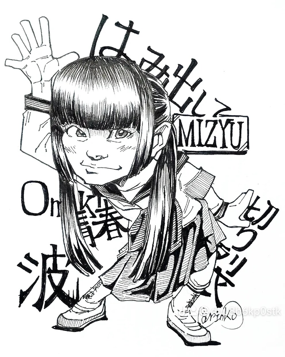 プレゼントやウェルカムボードに使えます イラスト作家【ペン画】【似顔絵師】 イメージ3