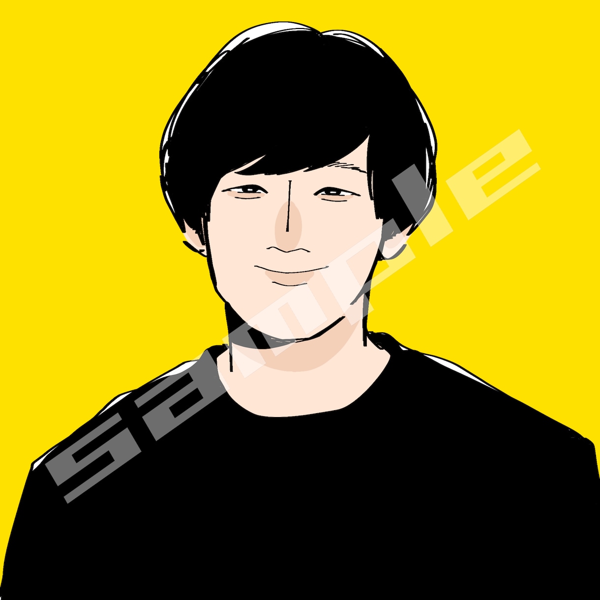 シンプルで親しみやすい似顔絵を作成します 誕生日や結婚式、長寿祝いのプレゼントにもピッタリ！ イメージ3