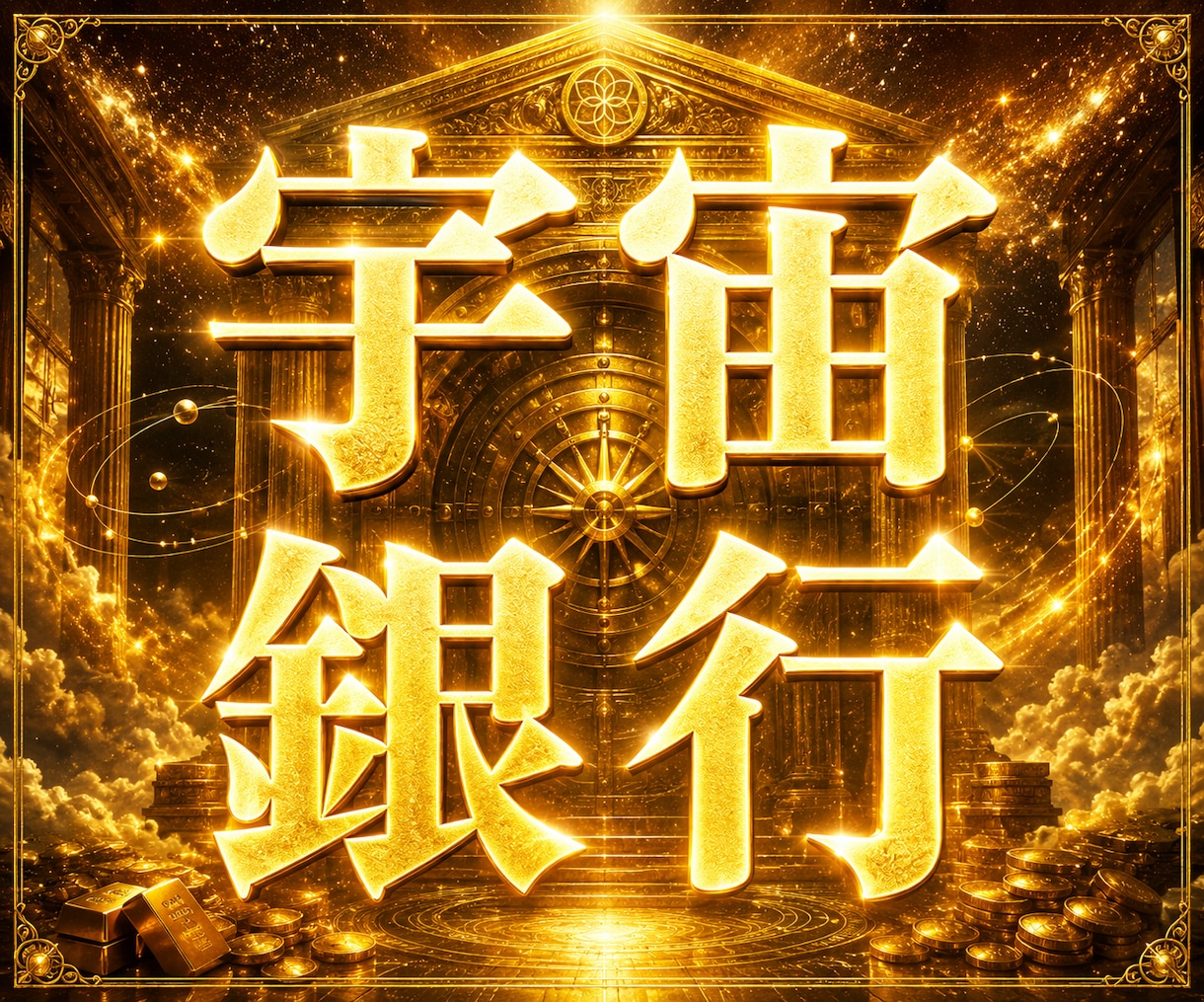 宇宙銀行金脈解放一撃で億を掴む超次元金脈解放します 金庫番号や現在残高をお伝え◆金運開通◆金脈コード封印原因特定 イメージ1