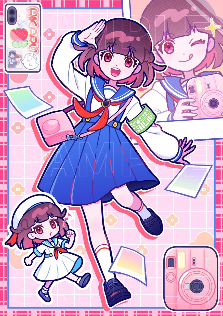人数限定価格！うちの子全部盛りイラスト描きます TRPGにも♪全身立ち絵＋表情差分＋ミニキャラ＋小物セット イメージ3