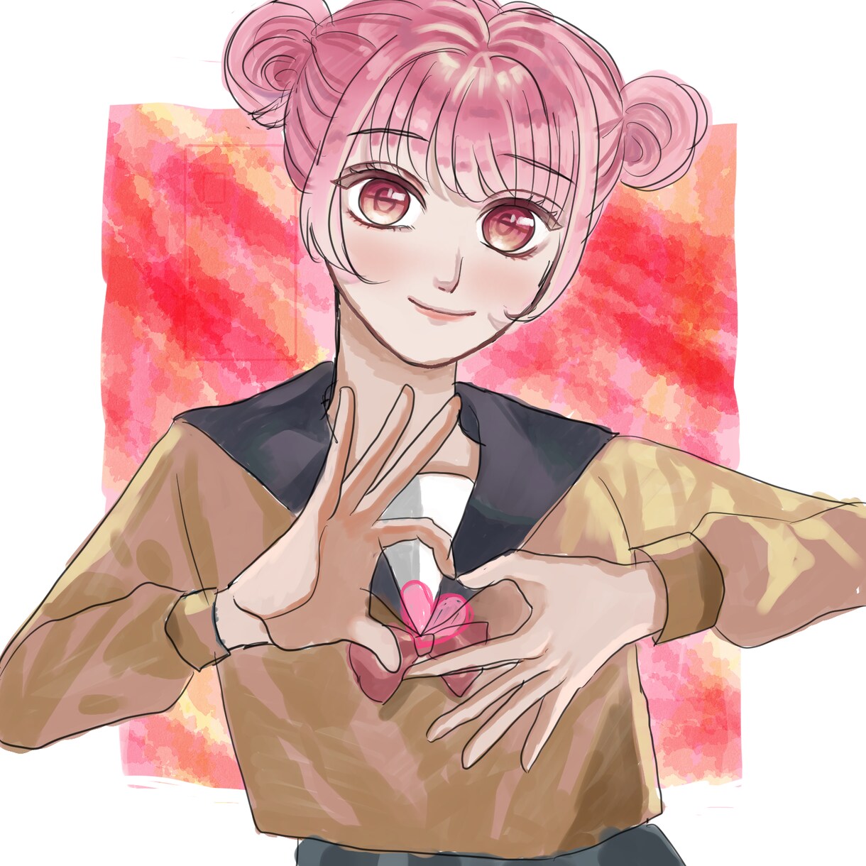 女の子のアイコン描きます 修正何回でも無料！納得いくまで描き直します。 イメージ3