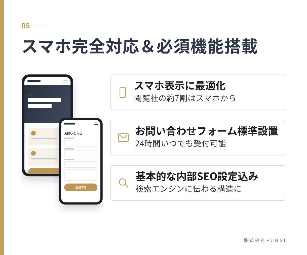 1ページ完結の高品質なホームページを制作します 1ページに魅力を凝縮。テンプレート感のない本格サイト設計 イメージ5