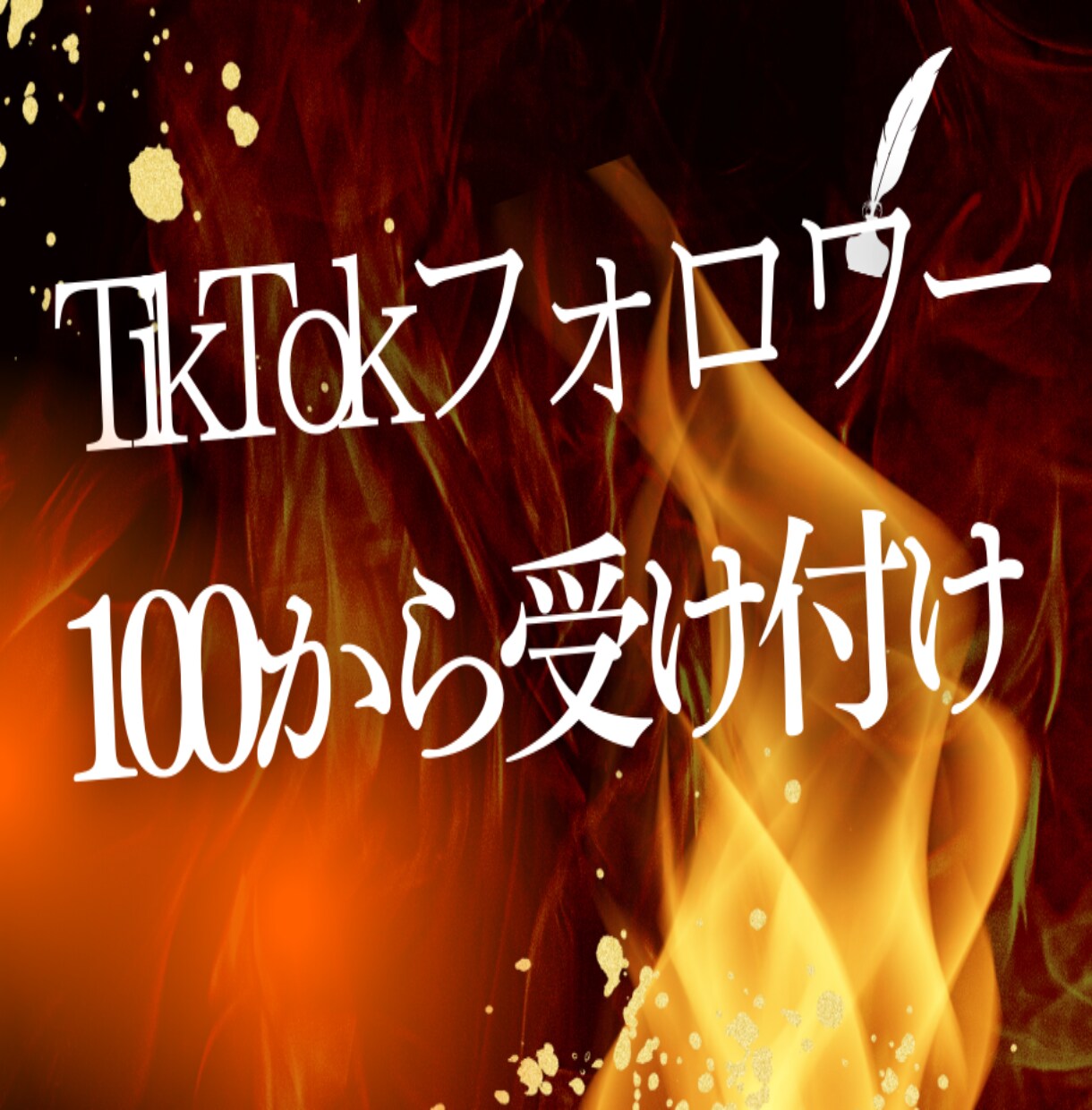 TikTokフォロワー100~増やします TikTokフォロワー数を見栄え良くする イメージ1