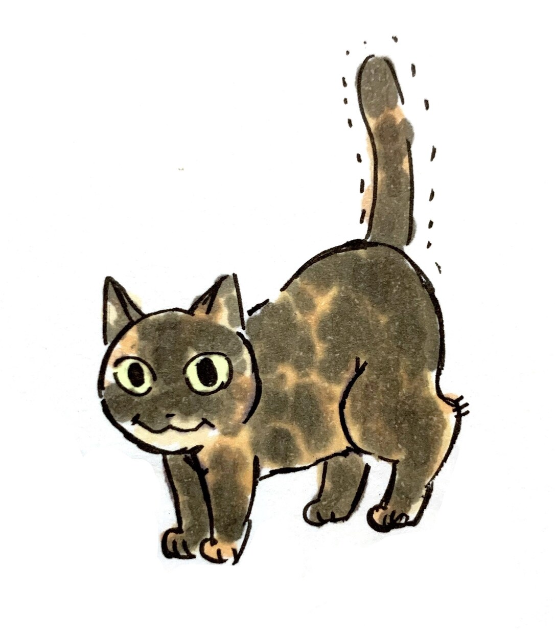 アナログでペットの似顔絵お描きします ミニ色紙(3枚)にアナログでペットの似顔絵お描きします！！ イメージ2