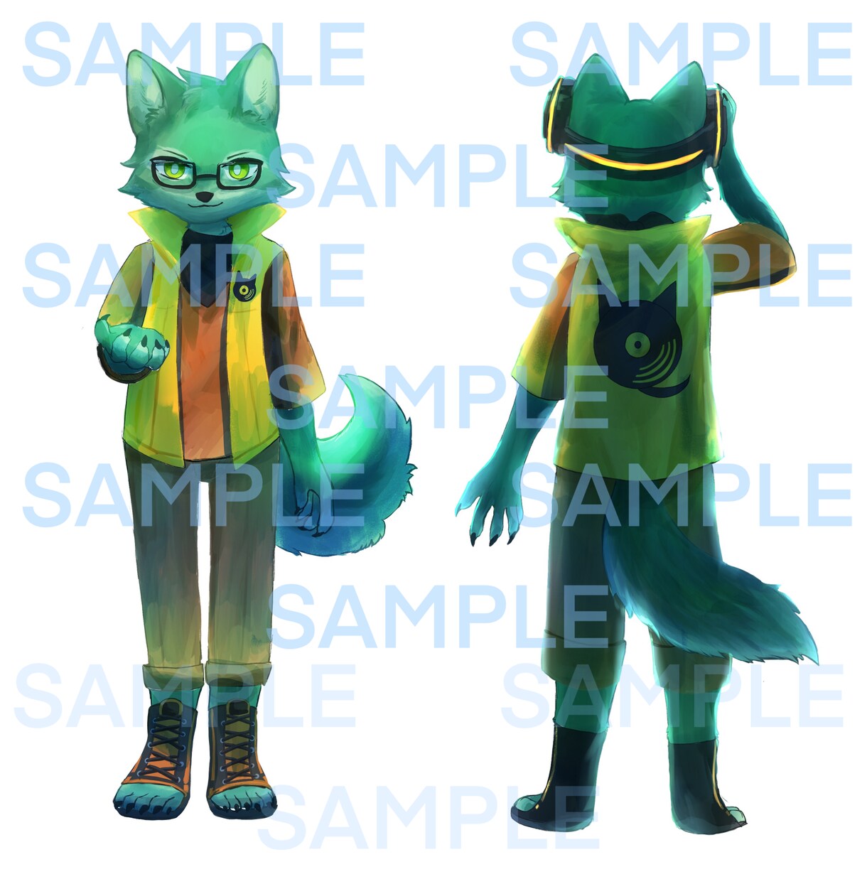 ケモノ、獣人キャライラスト描きます もふもふなケモノ、獣人、ケモ耳描きます！ イメージ7