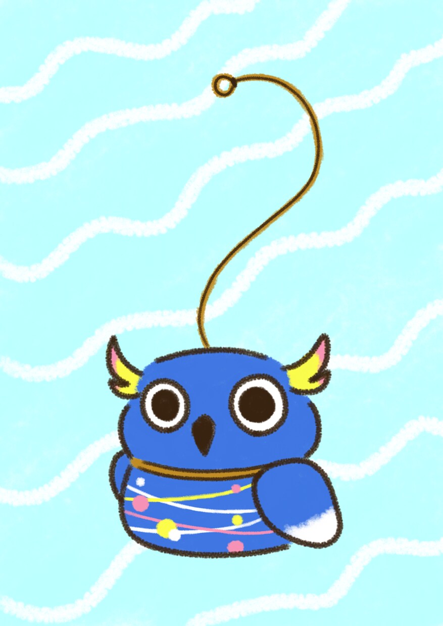 ユーモア溢れるミミズクさんのイラスト描きます 可愛いミミズクさんがあなたに福をお届け！ イメージ3