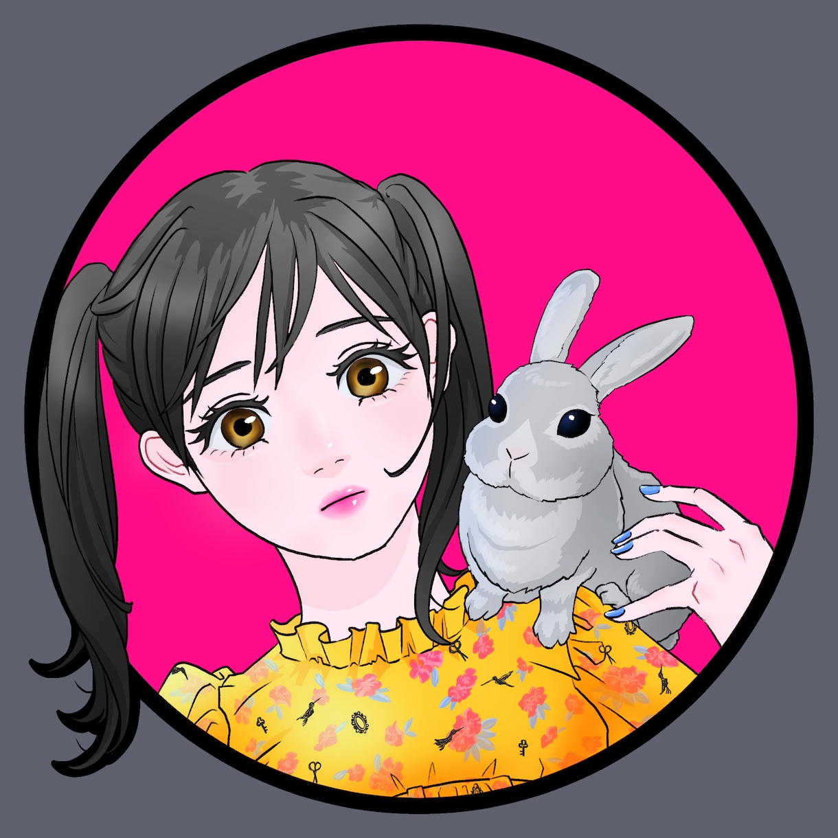 あなたのスキ！をアイコンにします 好きなものがひと目でわかるSNSアイコンを描きます。 イメージ1