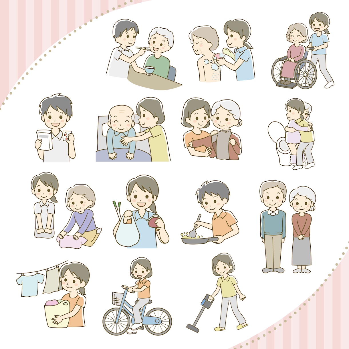 まるっとタッチ統一！イラスト（挿絵）をお描きします 細かいニュアンスのポーズもOK！作品全体のイラストもお任せ！ イメージ2