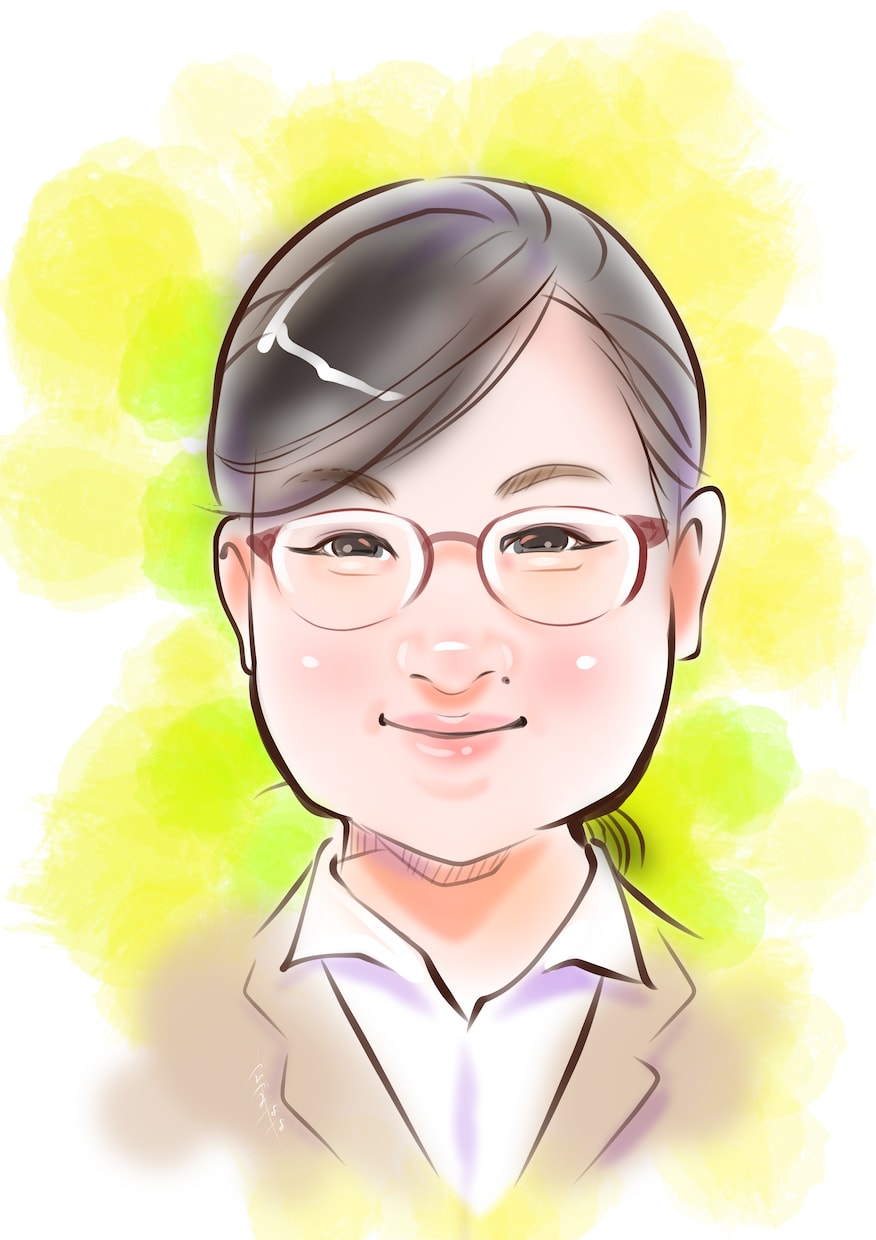 アイコンや名刺に☆やわらか似顔絵描きます 手書きの温かみを感じる、あなたのための似顔絵を作成します イメージ1