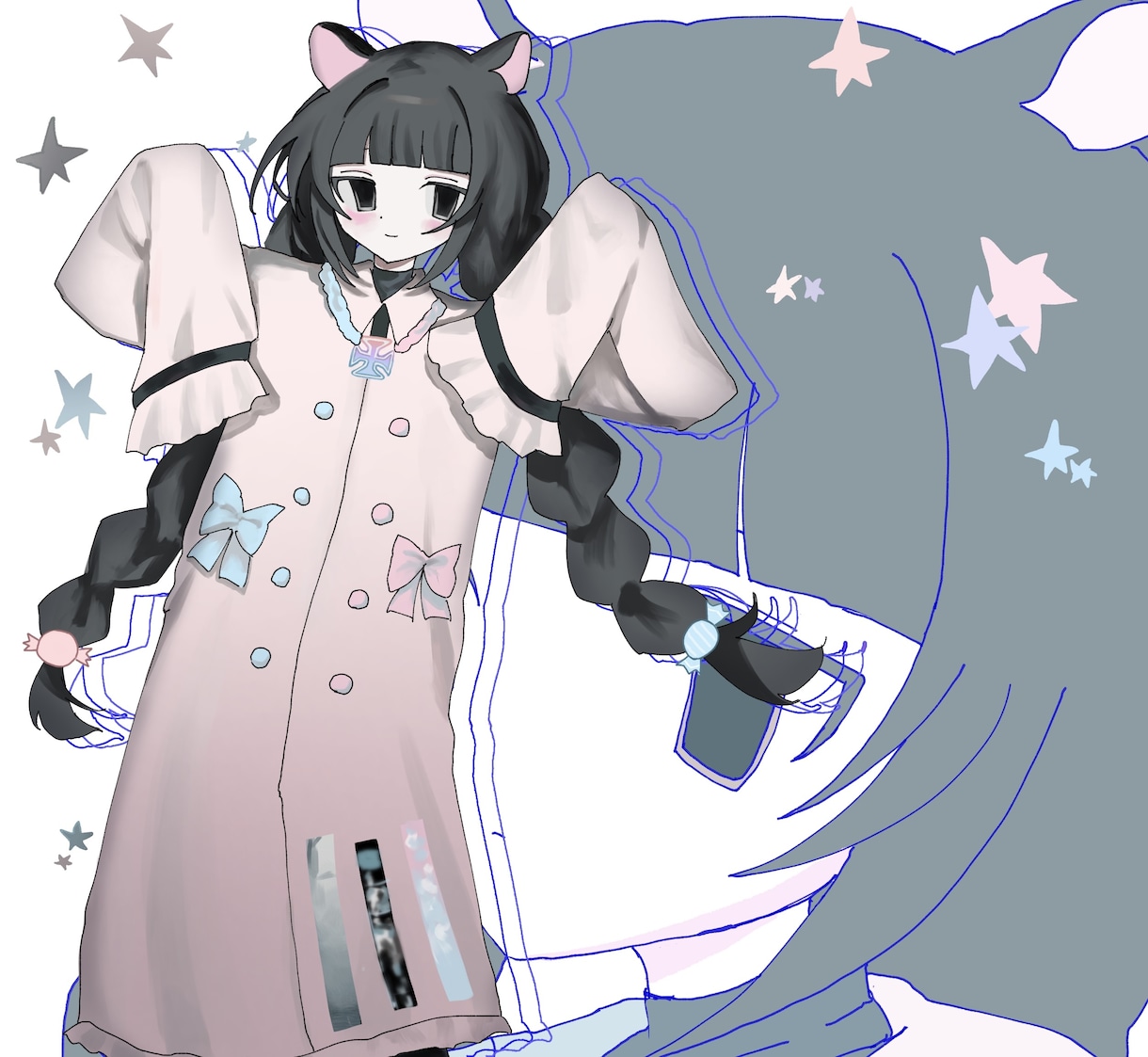 厚塗りでのイラストを描きます SNSアイコン、1枚絵、記念絵等幅広くおまかせください♩ イメージ1